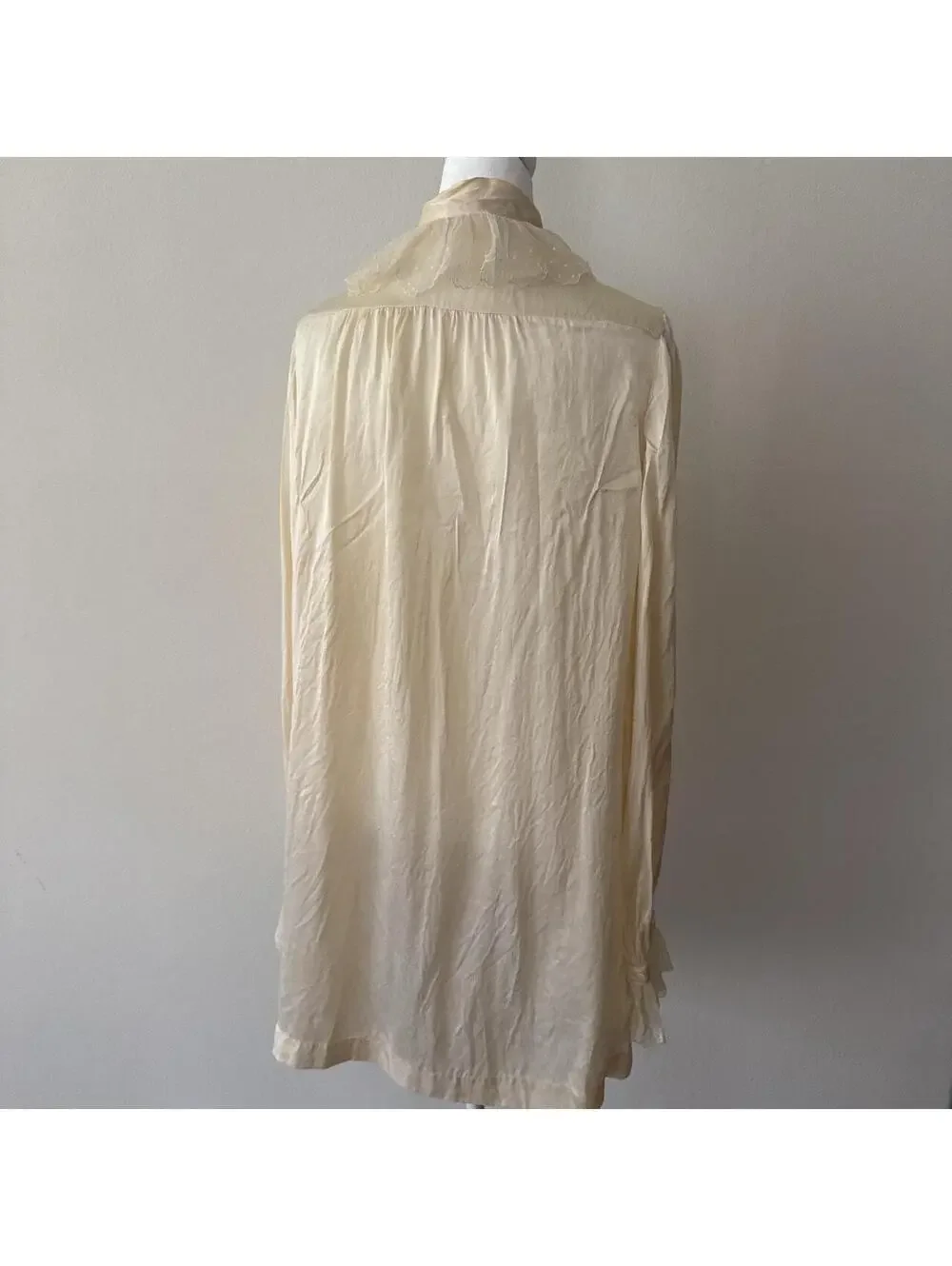 Antique silk dressing gown
